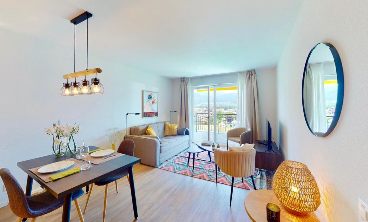 Collombey-Muraz Alp Art Hotel Monthey מראה חיצוני תמונה