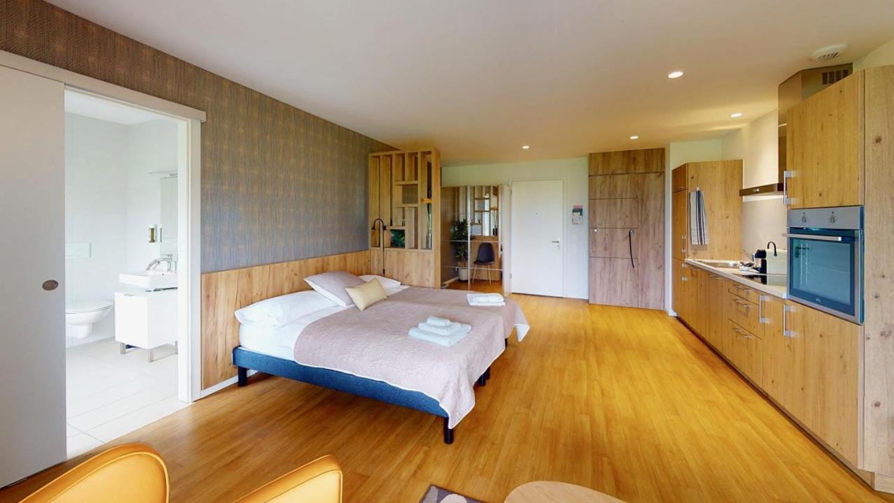 Collombey-Muraz Alp Art Hotel Monthey מראה חיצוני תמונה